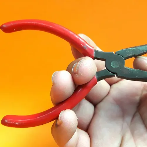 uxcellÂ 6 Yellow Plastic Coated Grip Diagonal Pliers Wire Side Cutter