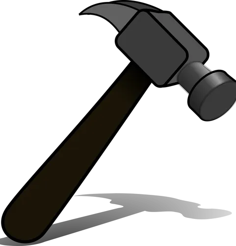 6 Ball Pein Hammer With Black Rubberized Handle - 4oz
