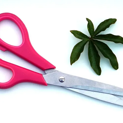 uxcell 7-inch Long Spring Loaded Straight Tip Trimming Scissor Electrical Repair Tool