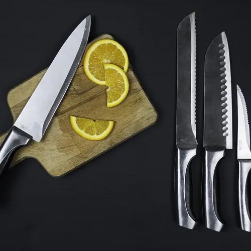 3-pack Utility Knife Set Knife with Rubber Handle and 3 Position Locking Blade