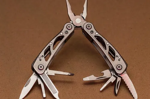 Skeletool CX Multi-Tool Black Ninja Edition with Damascus Steel Blade - TxTC Custom Tools