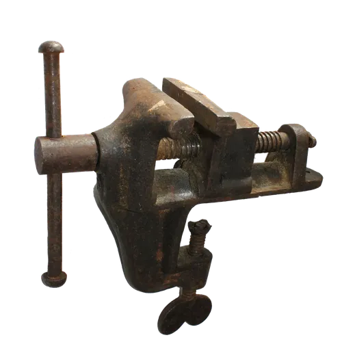 WEICHUAN Wooden Mini Bench Vice Clamp - Wood Carving Clamping Tools Hand Fixed Handle Autograph Nuclear Carving Drilling Jig