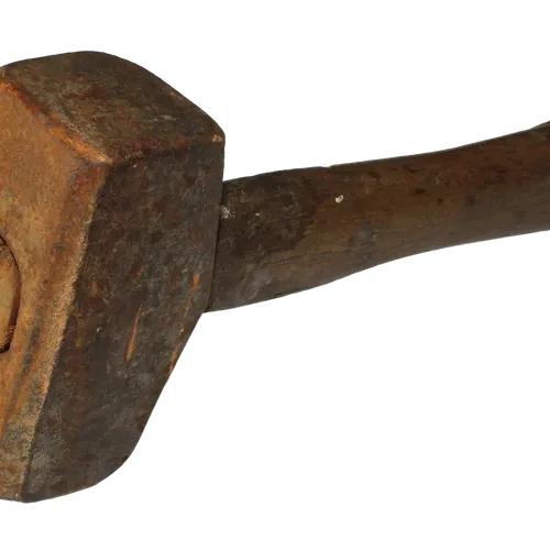 Lergo 1Pc Wooden Handle Hammer-Basic Hand Tool for Woodworking and HomeRound Head Hammer Chasing Hammer