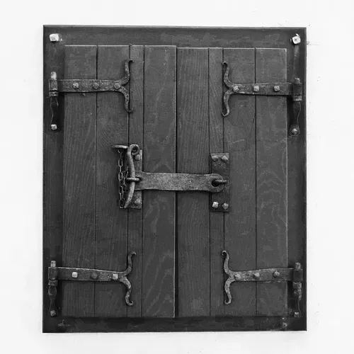 Cosmas Flat Black Door Hinge 35 Inch x 35 Inch with Square Corners - 6 Pack
