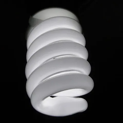 Pack of 4 CFL 23 Watt Dimmable T3 Spiral Medium Base Warm White