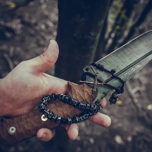 Mossy Oak Survival Knife 15-inch Fixed Blade Hunting Bowie Knife with Sharpener and Fire Starter for Camping Tactical Outdoor
