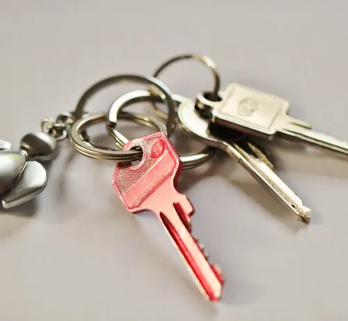 10 Pc Keychain Hex Key Allen Wrench Set 15 2 25 3 4 5 55 6 8 10mm